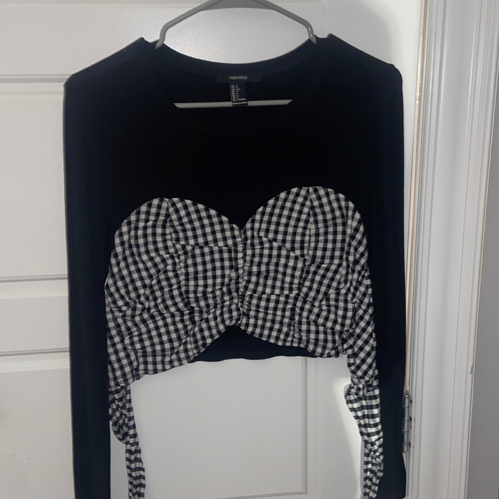 Plaid Crop top
